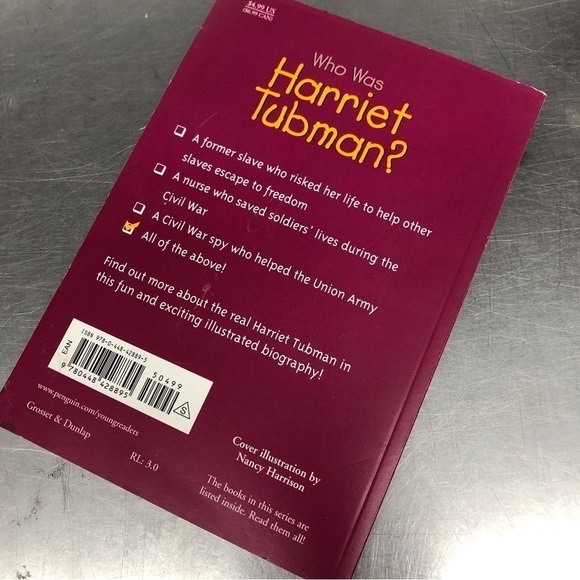 Who Was Harriet Tubman? by: Yona Zeldis McDonough, paperback book - Picture 5 of 6